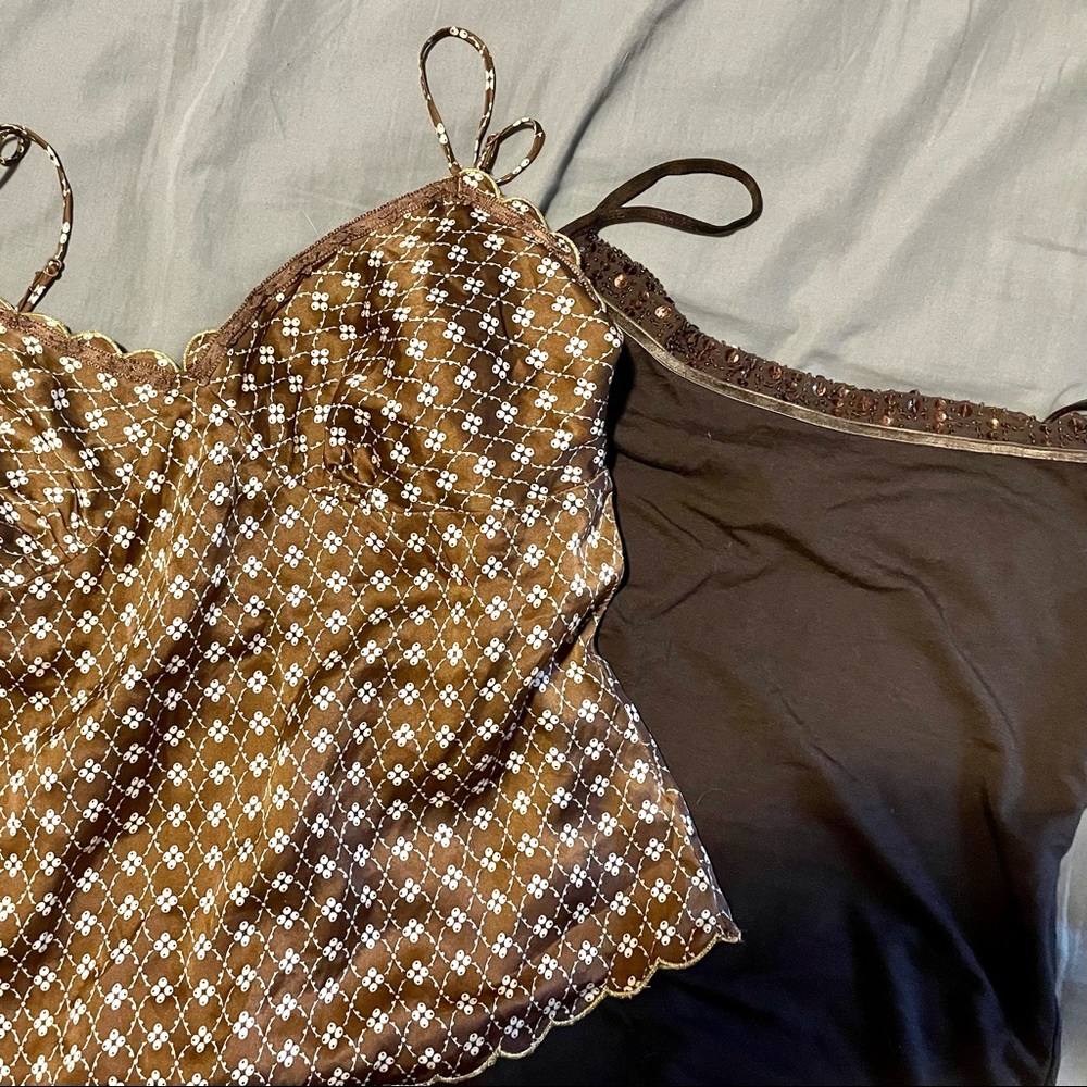 2 for 1 100% Silk The Limited and cotton blend Ann Taylor Tank Tops